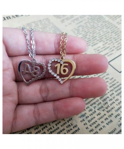 Stainless Steel Birth Year Number 10 to 99 Necklace Birthday Gift Anniversary Jewelry for Women 93 $13.03 Necklaces