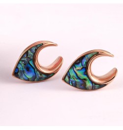 2 PCS Floral Saddle Hypoallergenic Stainless Steel Plugs Ear Gauges Tunnels Piercing Expander Stretchers Fashion Body Jewelry...