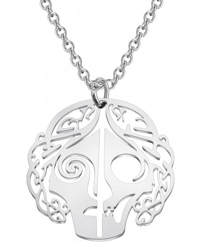 Norse Pagan Goddess Hel Pendant Goddess of Death Nordic Hella Muerte Necklace Hel Necklace for Women HELL Norse ne $10.58 Nec...