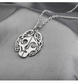 Norse Pagan Goddess Hel Pendant Goddess of Death Nordic Hella Muerte Necklace Hel Necklace for Women HELL Norse ne $10.58 Nec...