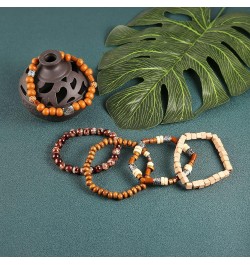 Wrap Bracelets Men Women, Hemp Cords Wood Beads Ethnic Tribal Bracelets, Leather Wristbands Elephant $7.94 Bracelets