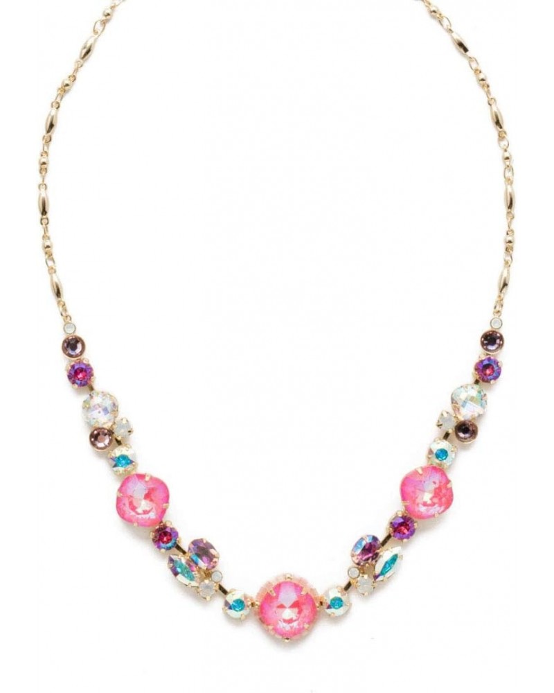 Lin Tennis Necklace, Bright Gold-Tone Finish, Island Sun, one Size (NEH022BGISS) $61.77 Necklaces