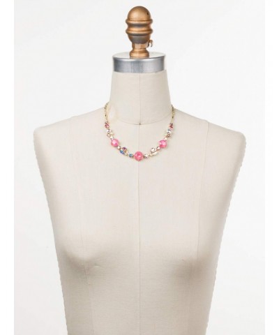 Lin Tennis Necklace, Bright Gold-Tone Finish, Island Sun, one Size (NEH022BGISS) $61.77 Necklaces