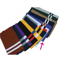 Stripes Rib Knit Seamless Cuff Fabric Knit Cuffs for Sleeves Extender for Jackets Sweatshirt Gray & Blue $9.71 Bracelets