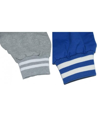 Stripes Rib Knit Seamless Cuff Fabric Knit Cuffs for Sleeves Extender for Jackets Sweatshirt Gray & Blue $9.71 Bracelets