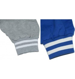 Stripes Rib Knit Seamless Cuff Fabric Knit Cuffs for Sleeves Extender for Jackets Sweatshirt Gray & Blue $9.71 Bracelets