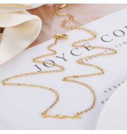 18K Gold Plated Stainless Steel Dainty Simple Design Mama Nana Letter Necklace For Women Mother's Day Anniversary Jewellery G...