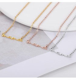 18K Gold Plated Stainless Steel Dainty Simple Design Mama Nana Letter Necklace For Women Mother's Day Anniversary Jewellery G...