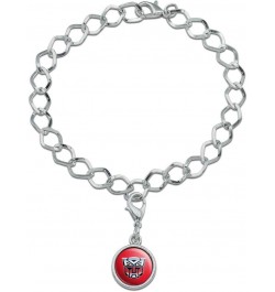 Transformers Autobot Symbol Retro Silver Plated Bracelet with Antiqued Charm Chrome $9.85 Bracelets