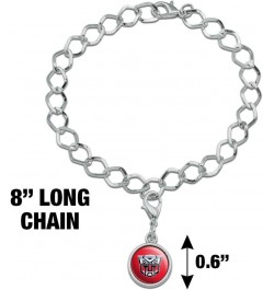 Transformers Autobot Symbol Retro Silver Plated Bracelet with Antiqued Charm Chrome $9.85 Bracelets