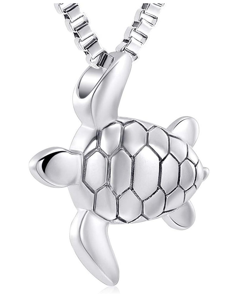 Sea Turtle Cremation Jewelry for Ashes Urn Necklace for Ashes Cremation Jewelry for Ashes Necklace for Men Women Memorial Ash...