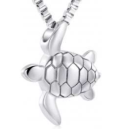 Sea Turtle Cremation Jewelry for Ashes Urn Necklace for Ashes Cremation Jewelry for Ashes Necklace for Men Women Memorial Ash...