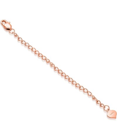 14K Real Gold 2/3/4 Inch Necklace Chain Extender with Lobster Claw Clasp, Dainty Durable Strong Removable Chain Extender for ...