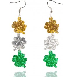 St Patricks Day Earrings Clover Shamrock Earrings Drop Dangle Lucky Stud for Women Irish Shamrock Clover Earrings style 10 $9...