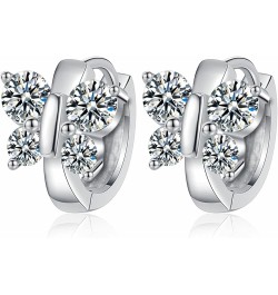 0.5ct-1ct Moissanite Drop Dangle Earrings for Women in 925 Sterling Silver, Moissanite Hoop Earrings style 10 $29.52 Earrings