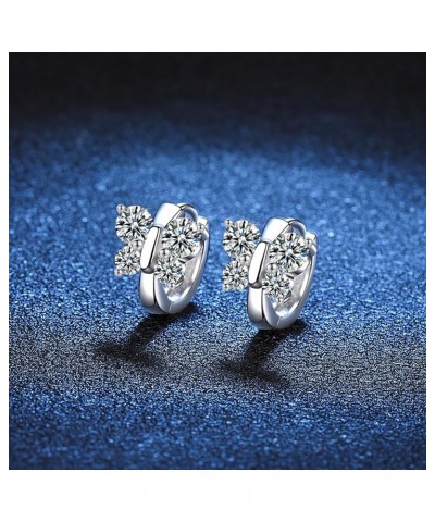 0.5ct-1ct Moissanite Drop Dangle Earrings for Women in 925 Sterling Silver, Moissanite Hoop Earrings style 10 $29.52 Earrings