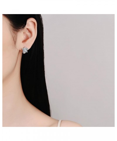 0.5ct-1ct Moissanite Drop Dangle Earrings for Women in 925 Sterling Silver, Moissanite Hoop Earrings style 10 $29.52 Earrings