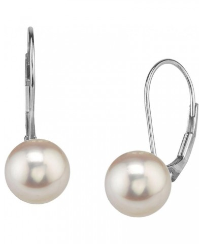 Freshwater Cultured Pearl Earrings for Women with 14K Gold Leverbacks and Fixed Pearls in AAAA Quality - THE PEARL SOURCE $91...