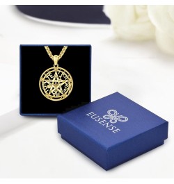 Nudo De Bruja Plata 925 Original Pentagram Necklace Pentacle Tetragrammaton Amuleto De Proteccion De Brujeria Witches Knot Je...