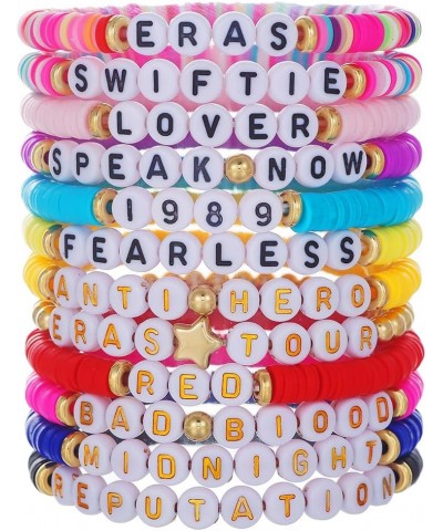 Taylor Friendship Bracelets Lover Eras Tour 1989 Reputation Bracelet for Eras Music,11Pcs Taylor Album Inspired Bracelets Set...