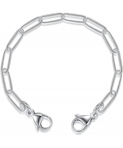 Medical ID Stainless Steel Silver Paperclip Interchangeable Bracelet Strand 5.5 Inches $11.50 Bracelets