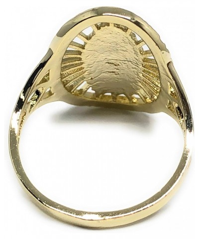 Gold Plated Women's Tri-Color Virgin Mary Ring Virgen de Guadalupe Anillo $13.50 Rings