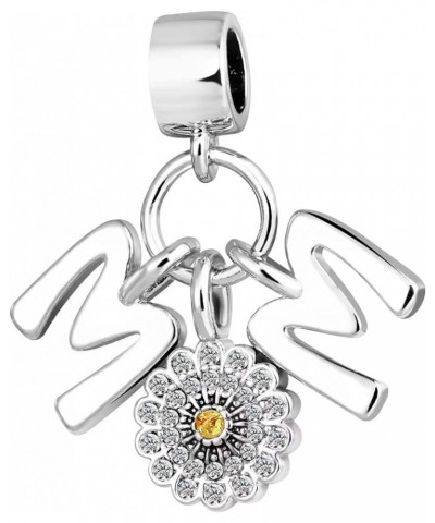 I Love You Mom Charm for Mother Compatible With Pandora Charms Bracelets Mom-Daisy $8.99 Bracelets