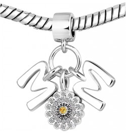 I Love You Mom Charm for Mother Compatible With Pandora Charms Bracelets Mom-Daisy $8.99 Bracelets