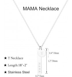 MAMA Necklace,Initial Necklace,mama necklaces for women,Mama Necklace,Mothers Day Gifts T $7.94 Necklaces