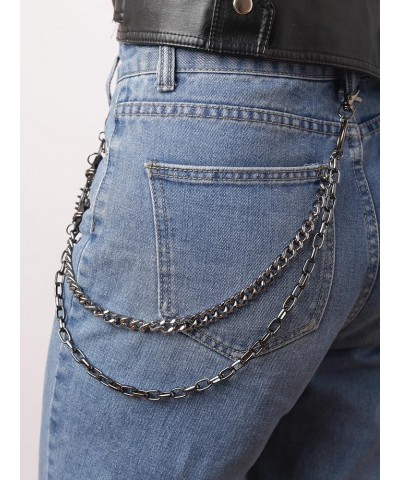 Vintage Chain Belt Jeans Punk Pants Jeans Chain Fashion Body Jewelry Accessory for Women Girls Cute Waist Chain 4 $9.34 Body ...