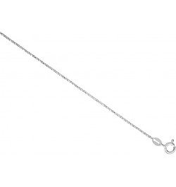 Sterling Silver 1mm - 1.5mm Twisted Box Chain Necklace for Women Nickel Free Italy, 16-30 inch 16.0 Inches 1mm Twisted Box Ch...