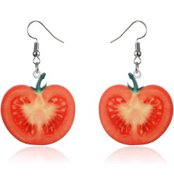 Dearanswer Creative Fruits Dangle Drop Earrings Unique Lightweight Cute Fruit Pendant Earrings Fruits Acrylic Earrings,Kiwi t...