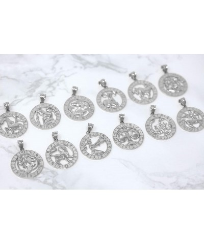 Sterling Silver Zodiac Pendant Necklace 22.0 Inches Virgo $18.00 Necklaces