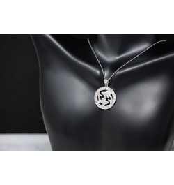 Sterling Silver Zodiac Pendant Necklace 22.0 Inches Virgo $18.00 Necklaces