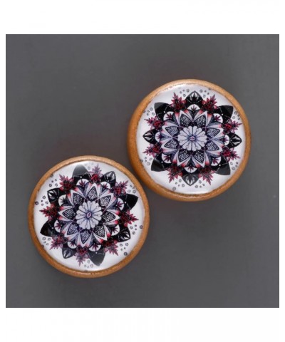 2 PCS Ear Gauges Resin Wood Stretching Ear Tunnels Expanders Body Piercing Jewelry 16mm(5/8'') PO-D3213 $8.25 Body Jewelry