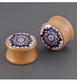 2 PCS Ear Gauges Resin Wood Stretching Ear Tunnels Expanders Body Piercing Jewelry 16mm(5/8'') PO-D3213 $8.25 Body Jewelry