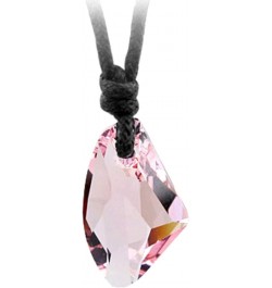 Fashion Men Women Faux Crystal Pendant Adjustable Rope Necklace Jewelry Gift,Girls Jewelry Necklace for Women Pink $2.96 Neck...