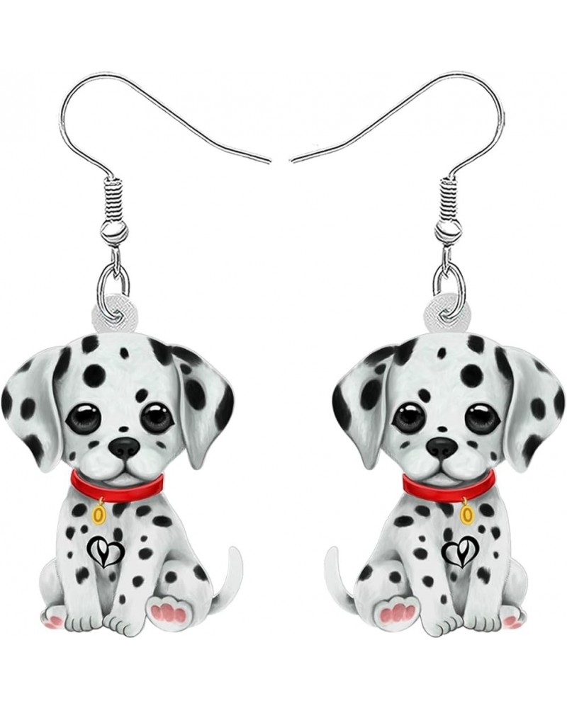 Acrylic Yorkshire Terrier Dalmatian Dog Earrings Dangle Drop Puppy Pet Jewelry For Women Girls Gifts Dalmatian $6.75 Earrings