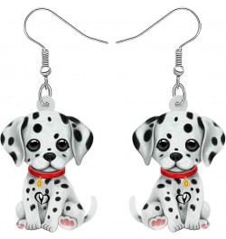 Acrylic Yorkshire Terrier Dalmatian Dog Earrings Dangle Drop Puppy Pet Jewelry For Women Girls Gifts Dalmatian $6.75 Earrings