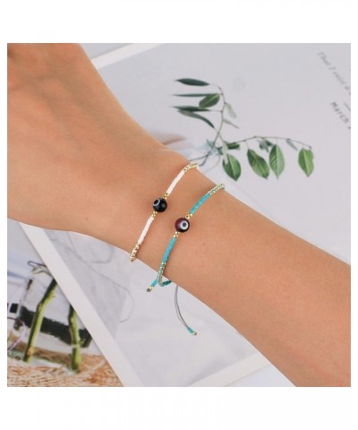 Boho-color Crystal Shell Beaded Friendship Bracelets Handmade Strand Bracelet Bangles Jewelry For Summer T0-B $10.25 Bracelets