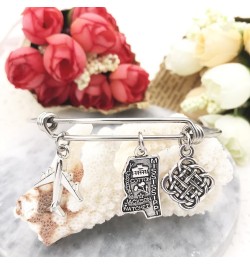 State Bangle U.S. Map Charm Expandable Travel Bracelet Long Distance Relationship Gift Best Friends Bracelet Mississippi $8.6...