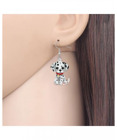 Acrylic Yorkshire Terrier Dalmatian Dog Earrings Dangle Drop Puppy Pet Jewelry For Women Girls Gifts Dalmatian $6.75 Earrings