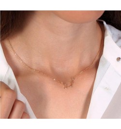 2Pcs Gold Zodiac Necklace Set 12 Constellation Moon Pendant Necklace Zodiac Jewelry Gifts Scorpio $7.64 Necklaces