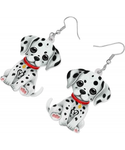 Acrylic Yorkshire Terrier Dalmatian Dog Earrings Dangle Drop Puppy Pet Jewelry For Women Girls Gifts Dalmatian $6.75 Earrings