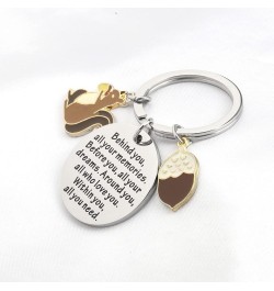 Squirrel Inspirational Gift Squirrel Lovers Keychain Behind You All Your Memories Gifts for BFF Best Friends Squirrel-ky $9.7...