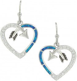 Western Lifestyle Opal Earrings (Follow Your Arrow Heart) $31.20 Earrings