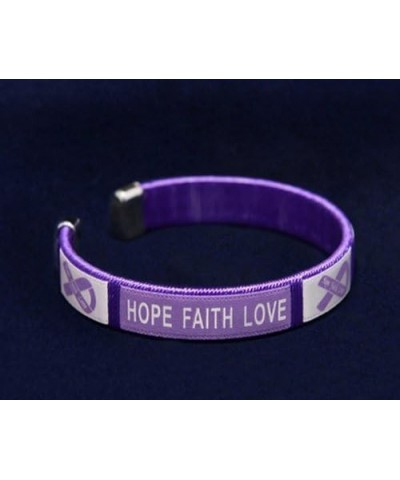 Purple Ribbon Awareness Bracelets – Purple Ribbon Bracelets for Alzheimer's, Epilepsy, Pancreatic Cancer, Domestic Violence, ...