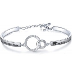 Mama Bear Bracelet Mom Bracelet Mama Bear Bracelet Mother Jewelry Mother's Day Gift 3 Cub S $8.63 Bracelets