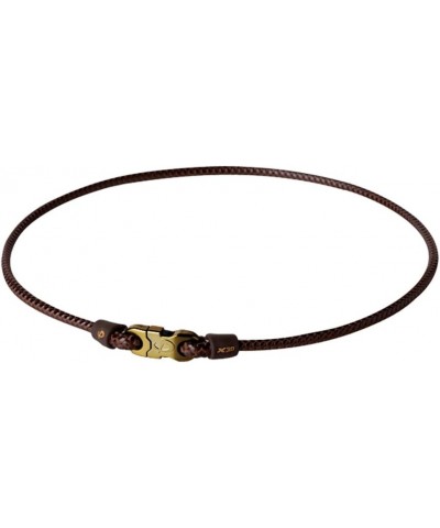 Moda Titanium Necklace 17-Inch Brown $21.93 Necklaces