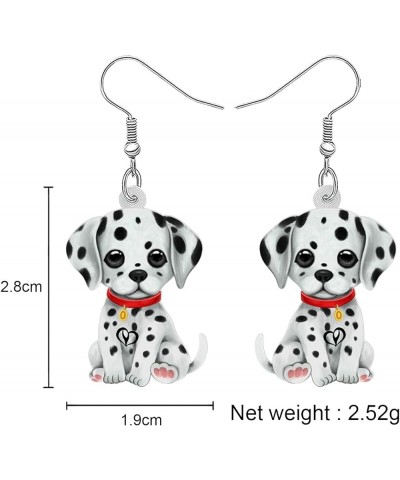 Acrylic Yorkshire Terrier Dalmatian Dog Earrings Dangle Drop Puppy Pet Jewelry For Women Girls Gifts Dalmatian $6.75 Earrings